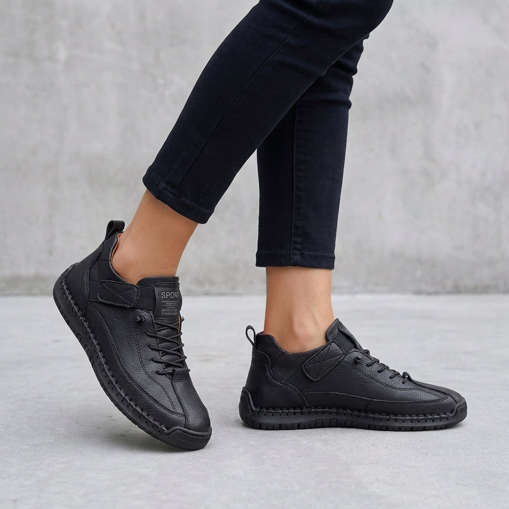 Casual Lace-Up Walking Sneakers for Women – Everyday Comfort & Versatile Style