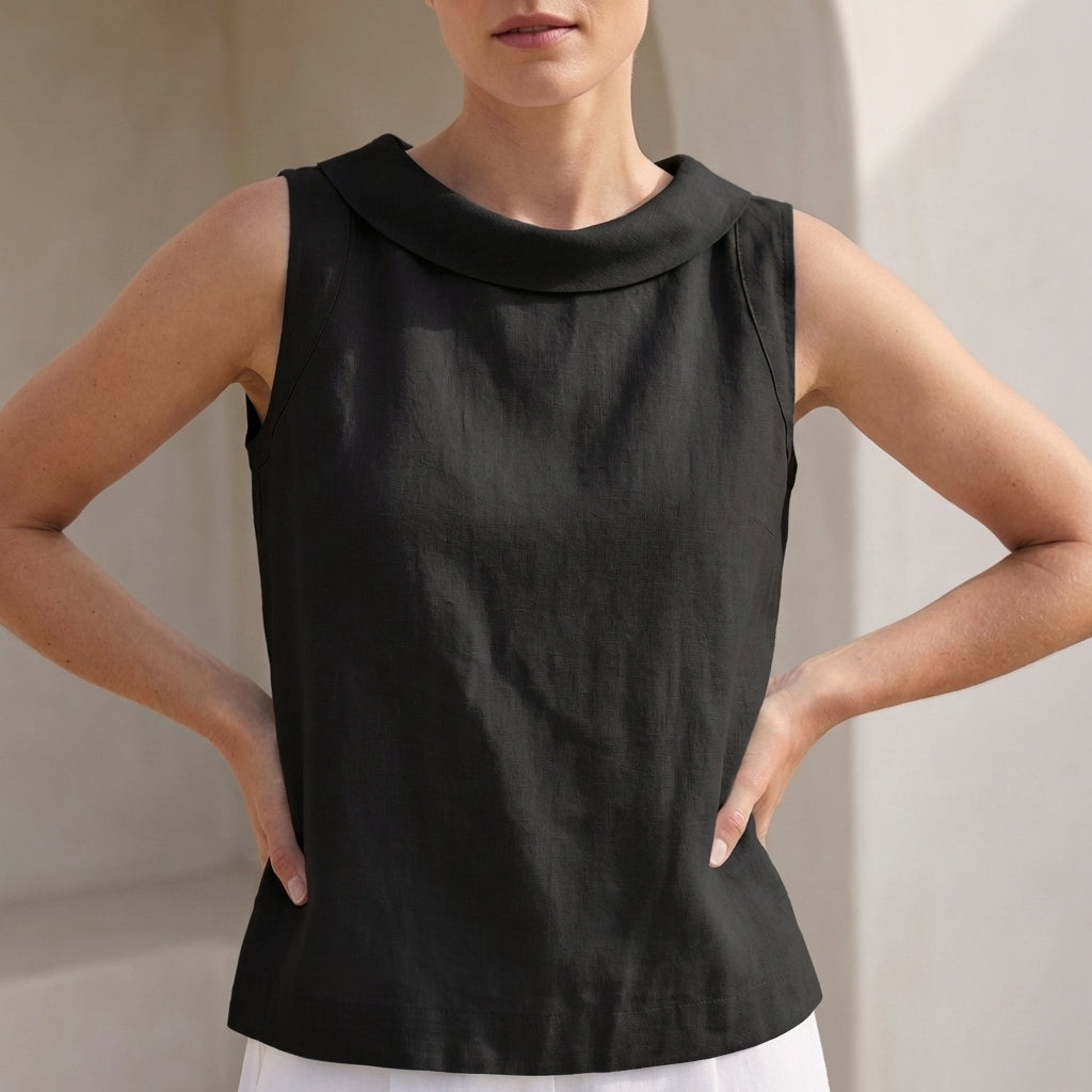 Relaxed Fit Sleeveless Top for Women – Breezy Casual Comfort