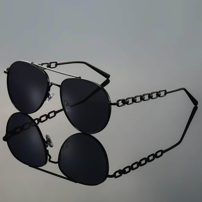 Monica Aviator Retro Sunglasses