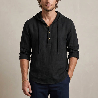 Relaxed Fit Hoodie Shirt for Men – Casual Comfort & Style