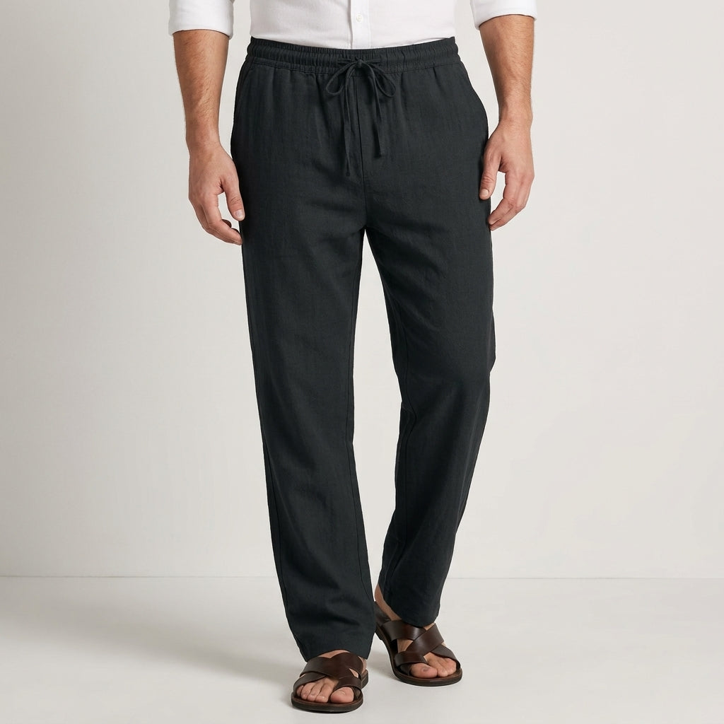 Relaxed Drawstring Pants for Men – Lightweight Comfort & Everyday Style
