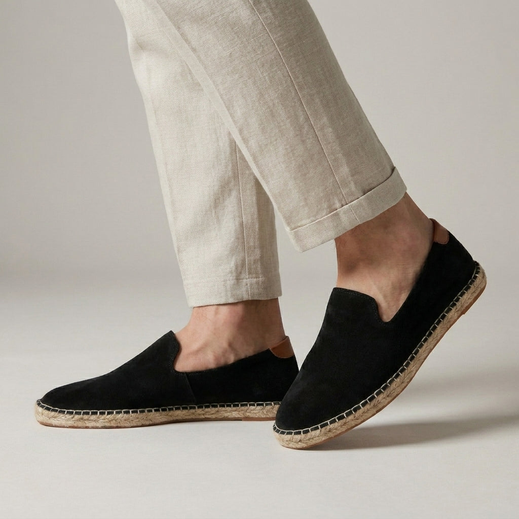 Casual Slip-On Espadrille Loafers for Men – Lightweight Comfort & Everyday Style