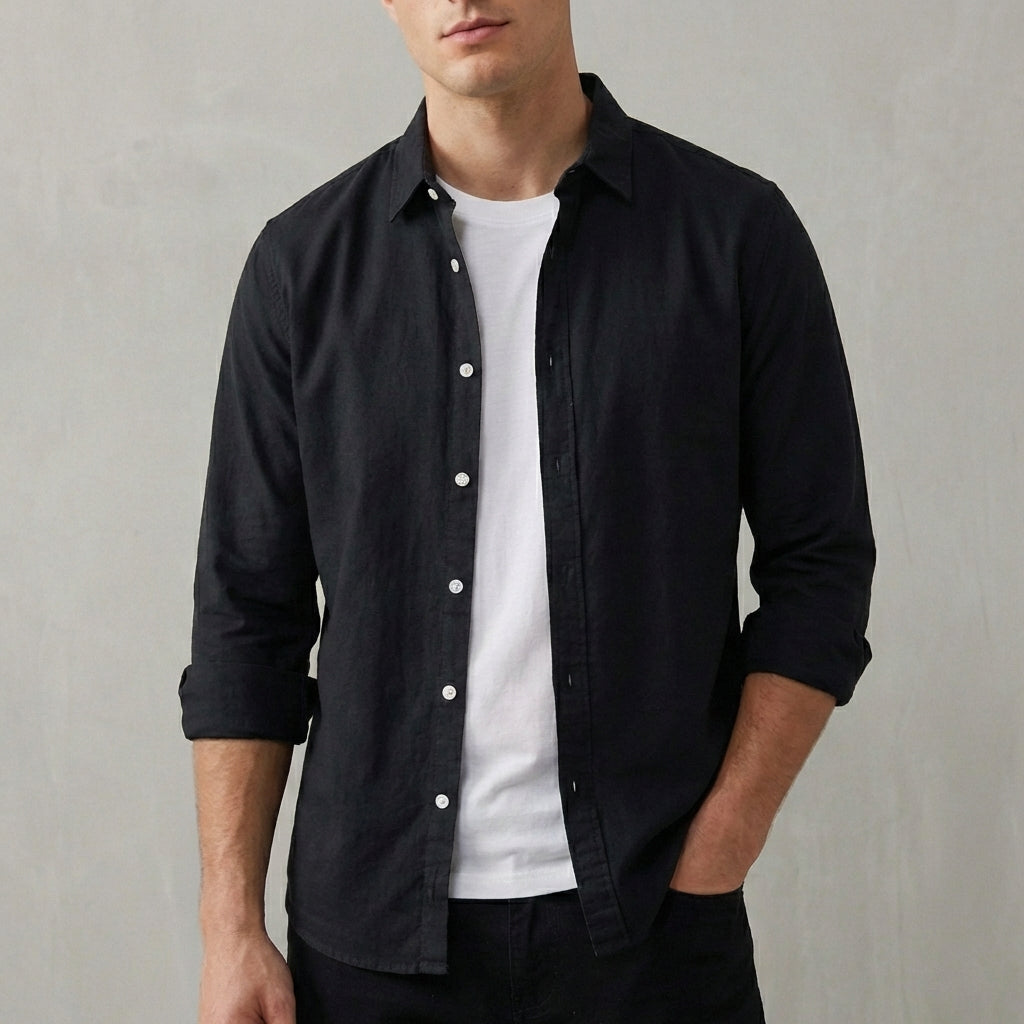 Casual Button-Up Shirt for Men – Effortless Style & Everyday Comfort