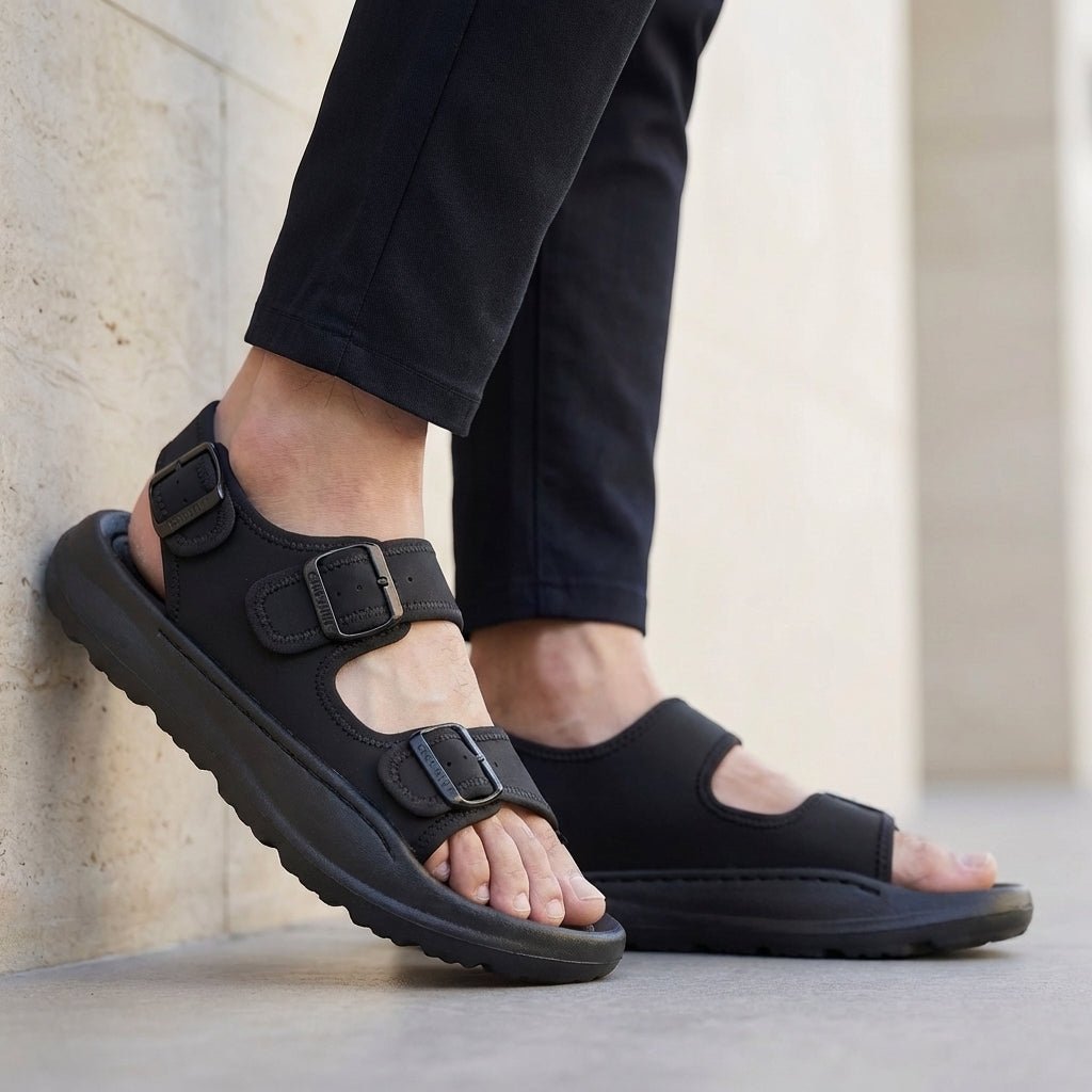 Orthopedic Buckle Sandals for Men – Supportive & Stylish Comfort