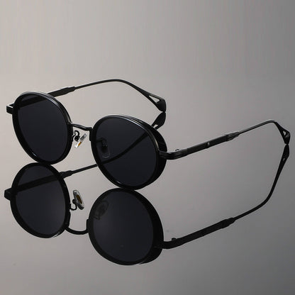 Carter Vintage Round Sunglasses