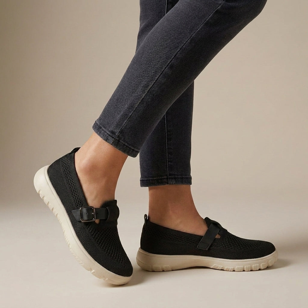 Orthopedic Slip-On Walking Shoes for Women – Lightweight Everyday Comfort