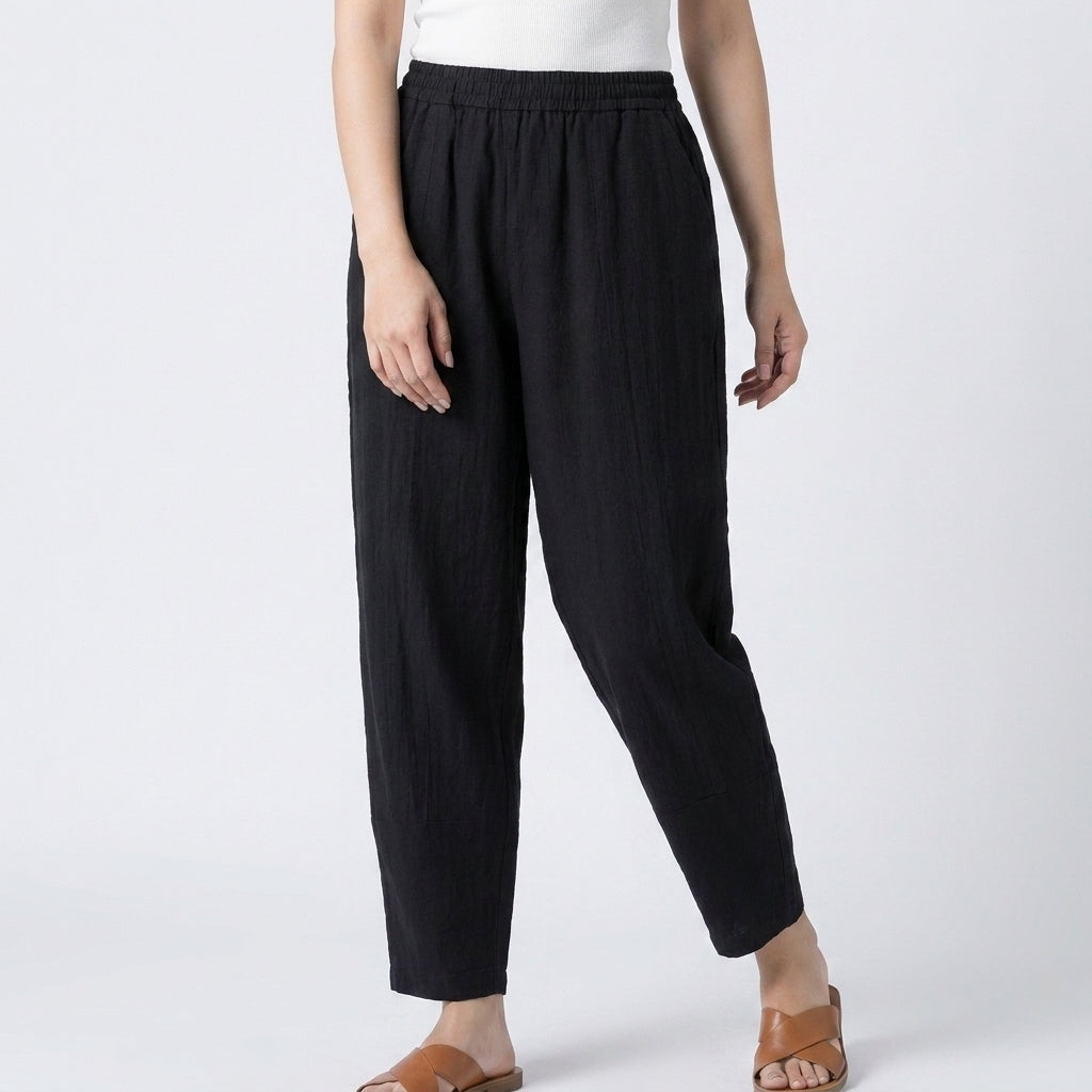 Relaxed Tapered Pants for Women – Effortless Comfort & Everyday Style