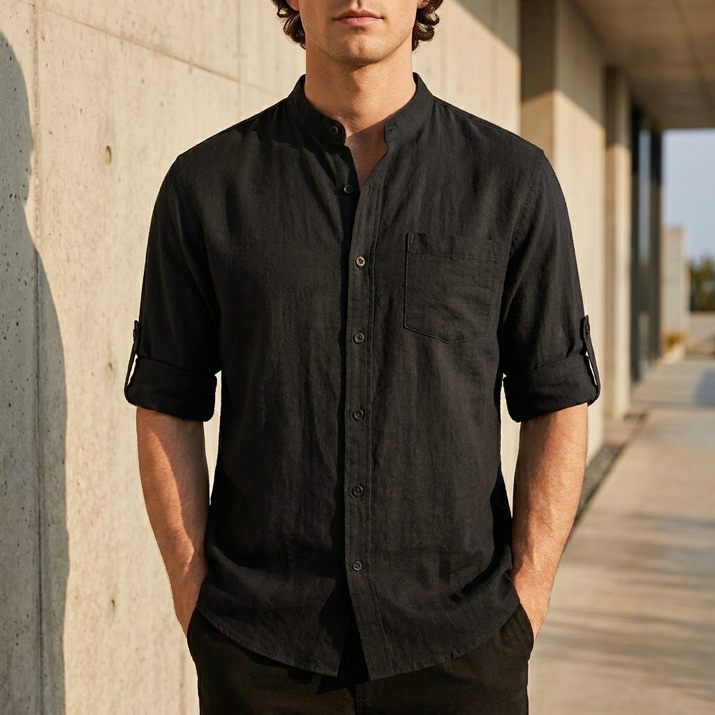 Casual Button Front Shirt for Men – Relaxed Everyday Style