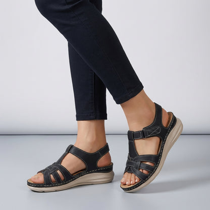 Orthopedic Strappy Sandals for Women – Cushioned Support & Everyday Ease