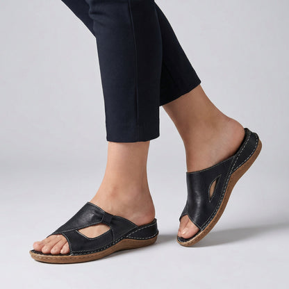 Orthopedic Open-Toe Slide Sandals for Women – Casual Everyday Support