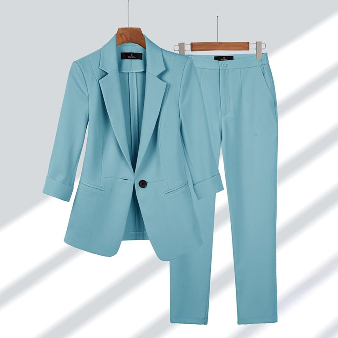 Women's Suit - Tailored Blazer & Trousers - Elegant & Professional Look