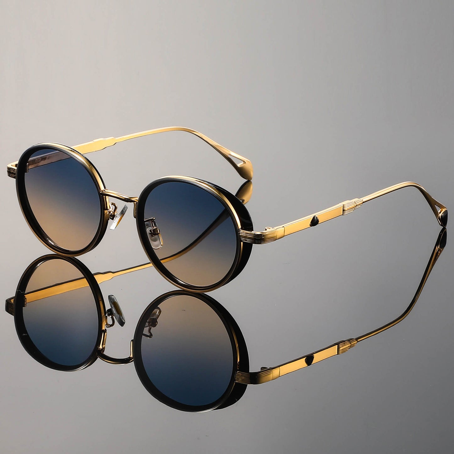 Carter Vintage Round Sunglasses