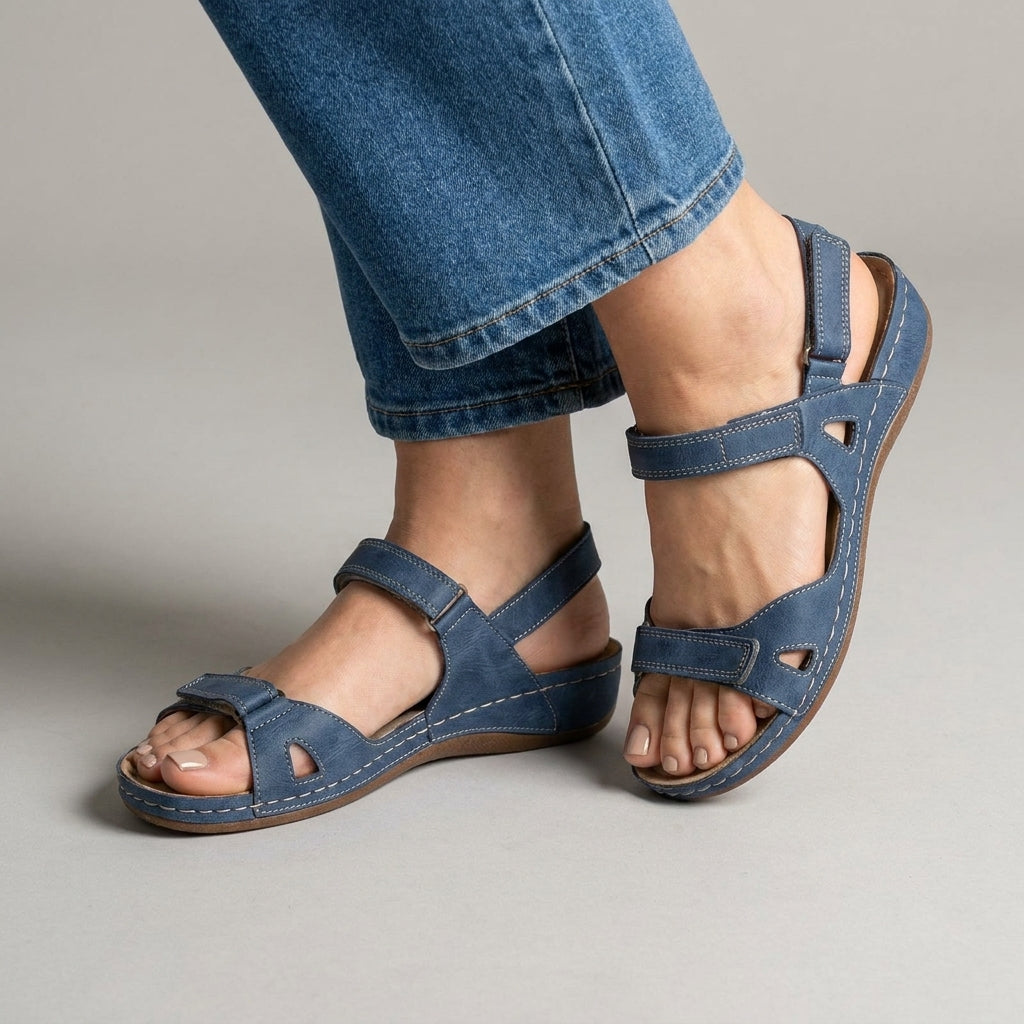 Orthopedic Open-Toe Sandals for Women – Adjustable Everyday Support