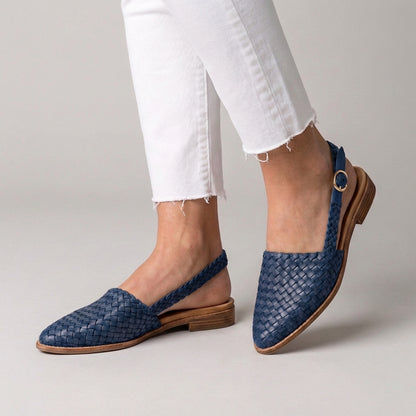 Pointed Toe Interlaced Slingback Ballerinas for Women – Stylish & Comfortable Design