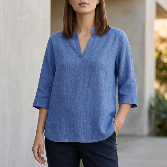 Relaxed Fit Blouse for Women – Comfortable Casual Elegance