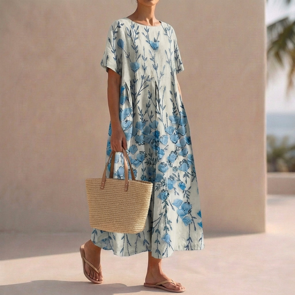 Floral Print Maxi Dress for Women – Effortless Everyday Elegance