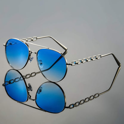 Monica Aviator Retro Sunglasses