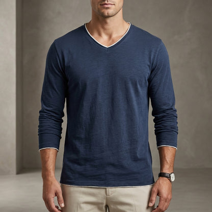 Classic Fit Long Sleeve Shirt for Men – Casual Comfort & Style