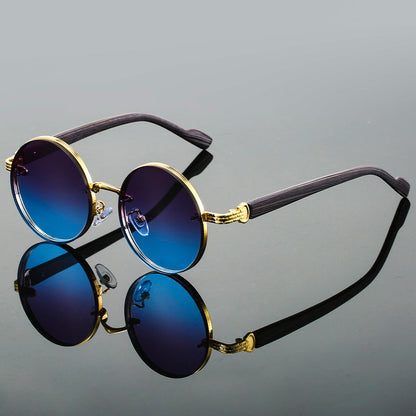 Aurora Vintage Round Sunglasses