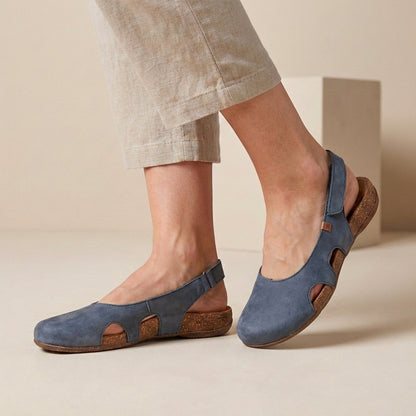 Orthopedic Cork Sole Slingback Sandals for Women – Comfortable Supportive Design