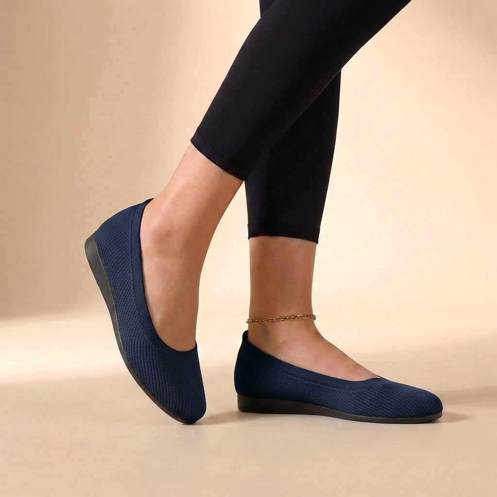 Breathable Anti-Slip Low-Cut Ballet Flats for Women – Comfortable Casual Wear