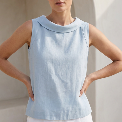 Relaxed Fit Sleeveless Top for Women – Breezy Casual Comfort
