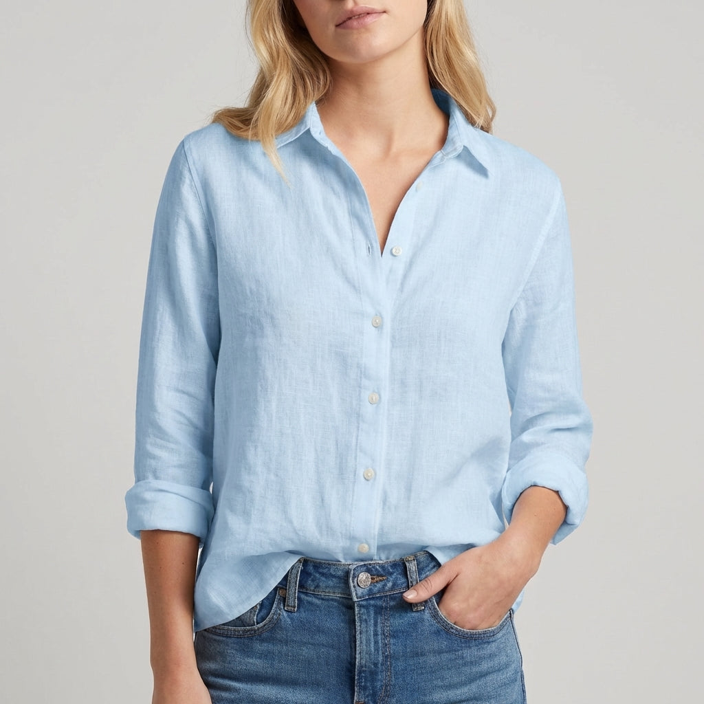 Relaxed Fit Floral Blouse for Women – Breathable Casual Comfort