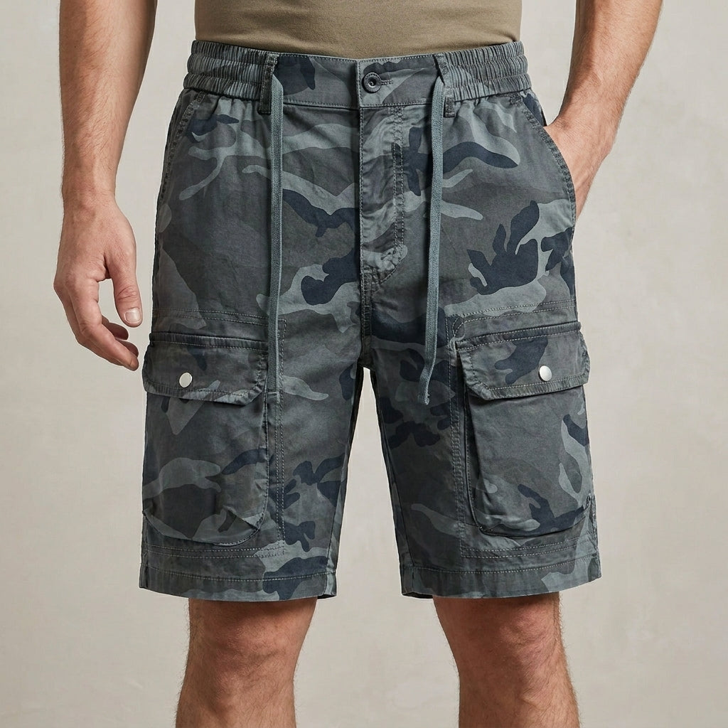 Camouflage Cargo Shorts for Men – Rugged Utility Comfort