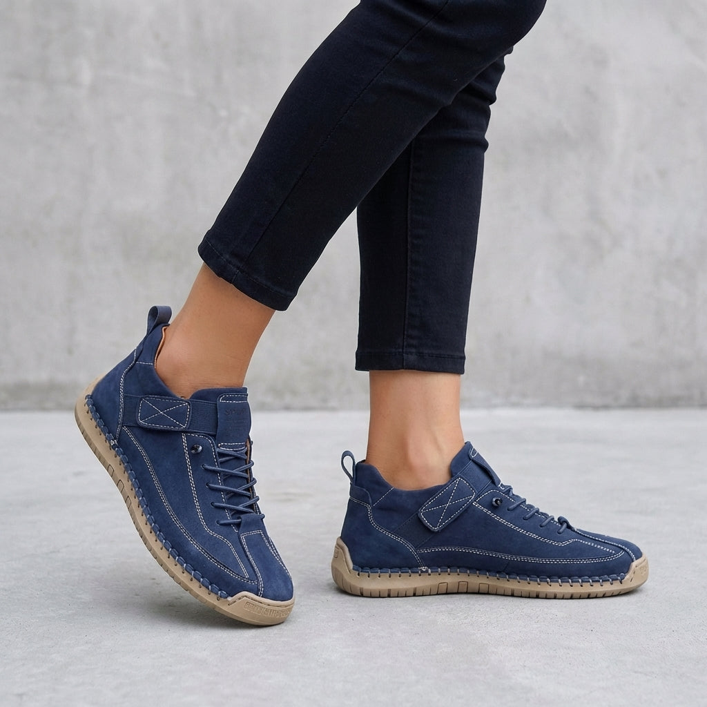 Casual Lace-Up Walking Sneakers for Women – Everyday Comfort & Versatile Style