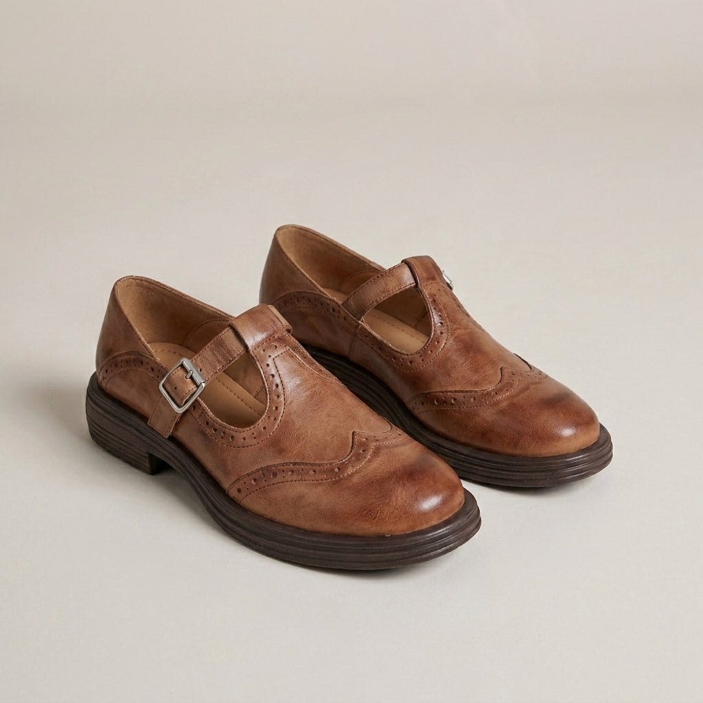 Vintage Mary Jane Flats for Women – Classic Comfort & Timeless Style