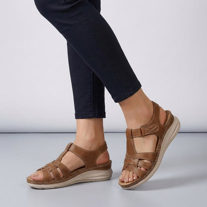 Orthopedic Strappy Sandals for Women – Cushioned Support & Everyday Ease
