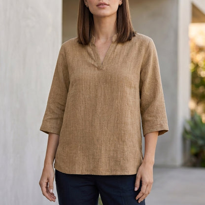 Relaxed Fit Blouse for Women – Comfortable Casual Elegance