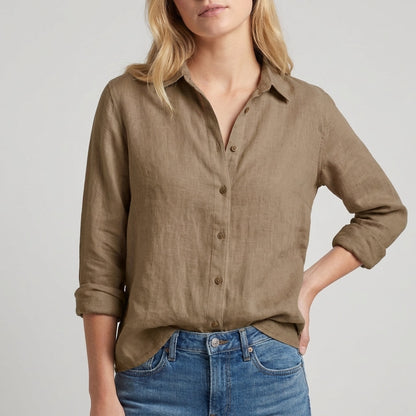Relaxed Fit Floral Blouse for Women – Breathable Casual Comfort