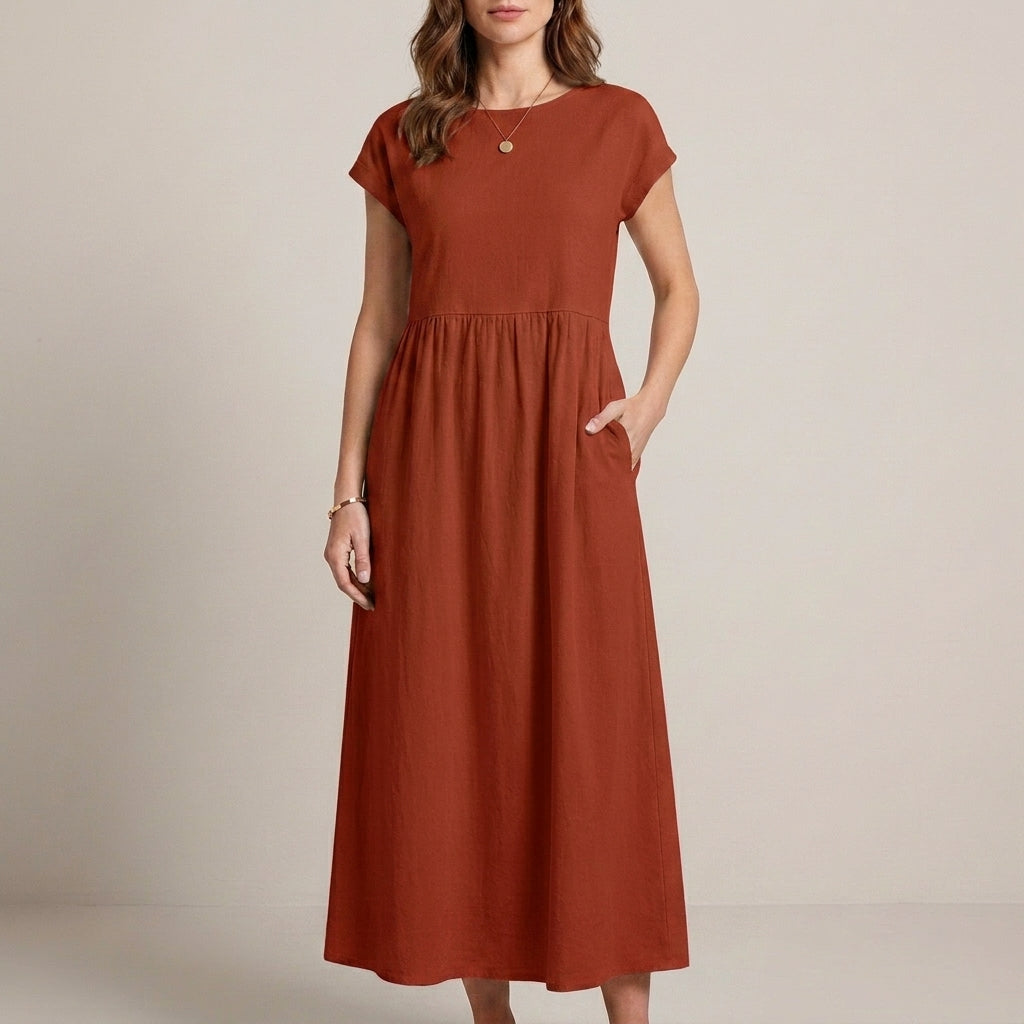 Relaxed Fit Maxi Dress for Women – Effortless Everyday Comfort