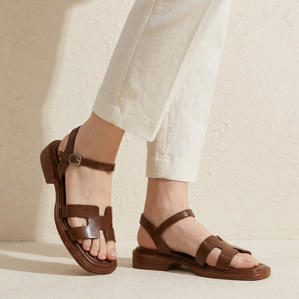 Ankle Strap Flat Sandals for Women – Chic Everyday Comfort