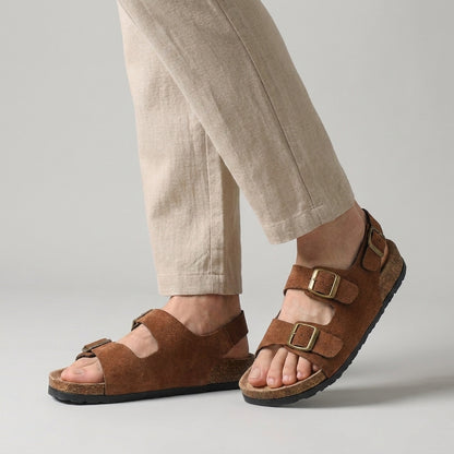 Adjustable Buckle Sandals for Men – Everyday Comfort & Casual Style