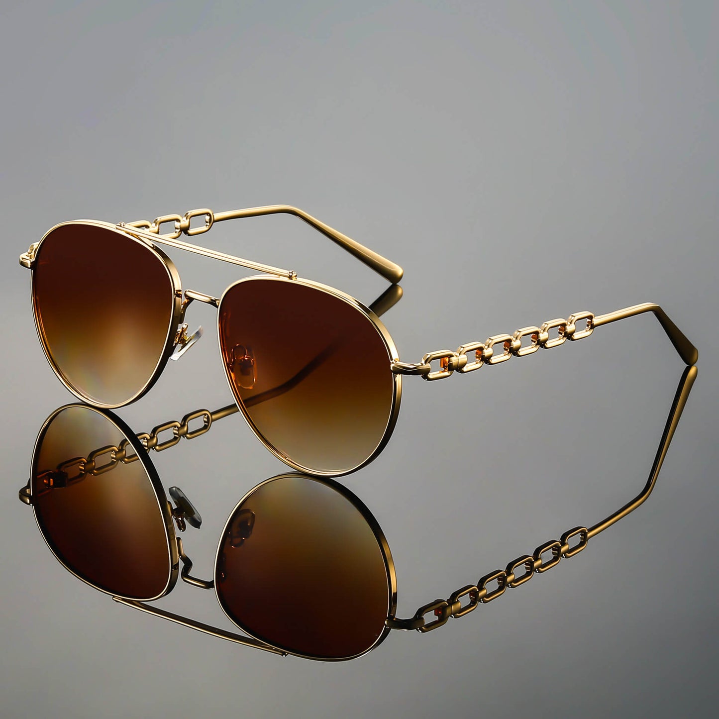 Monica Aviator Retro Sunglasses