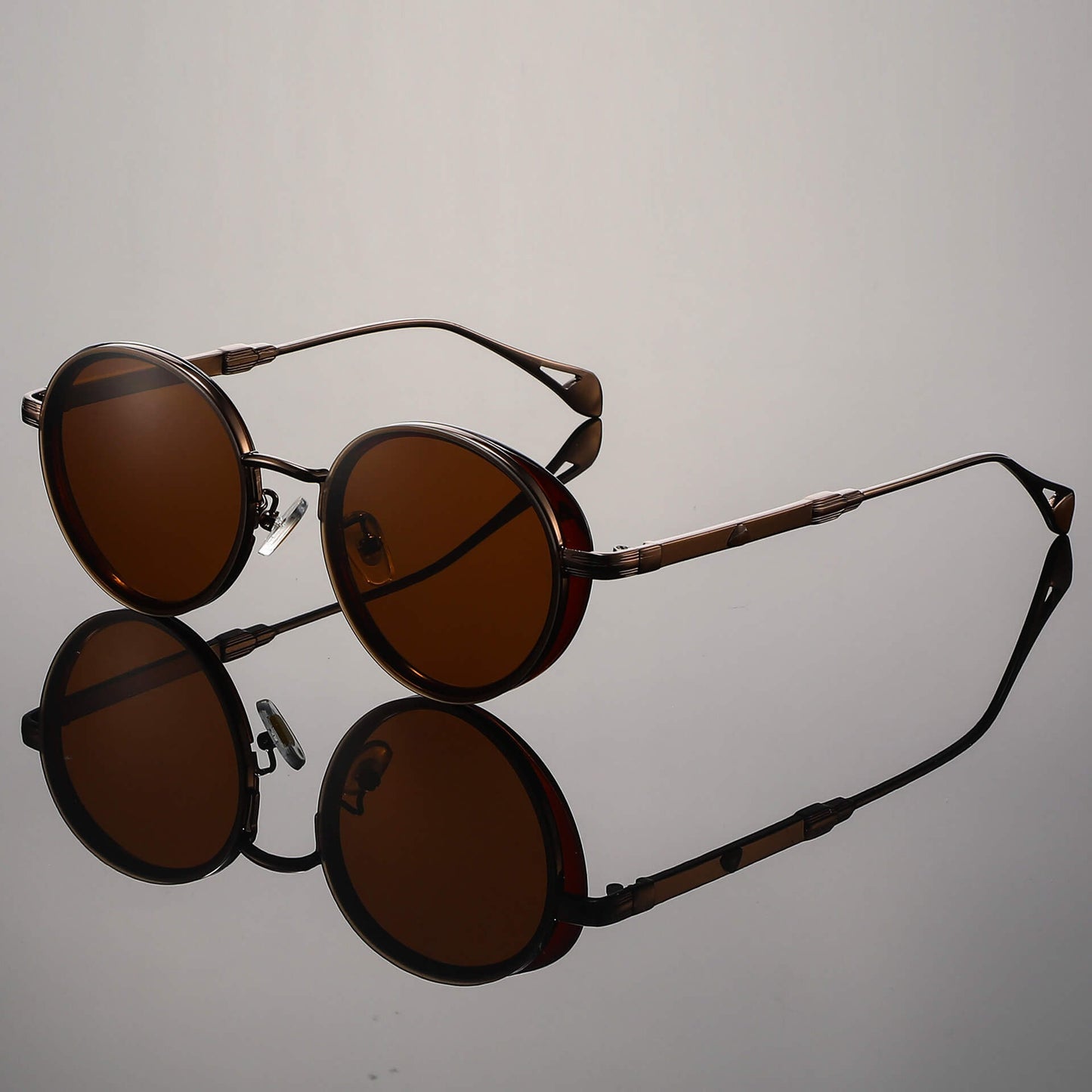 Carter Vintage Round Sunglasses