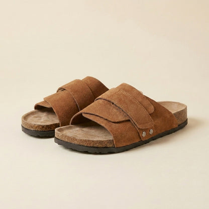 Adjustable Comfort Slide Sandals for Men – Supportive Everyday Wear