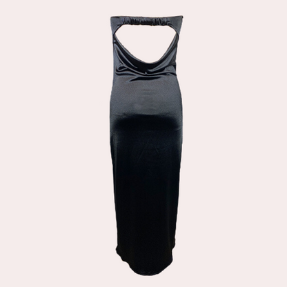 Women Gala Dress - Strapless - Long - Elegant Satin Look
