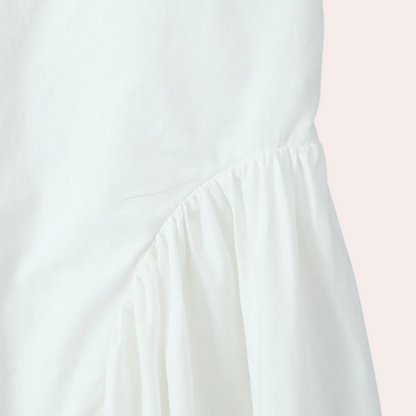 Women's Midi Dress - Halterneck - Sleeveless - Elegant A-line Cut - Flattering Fit