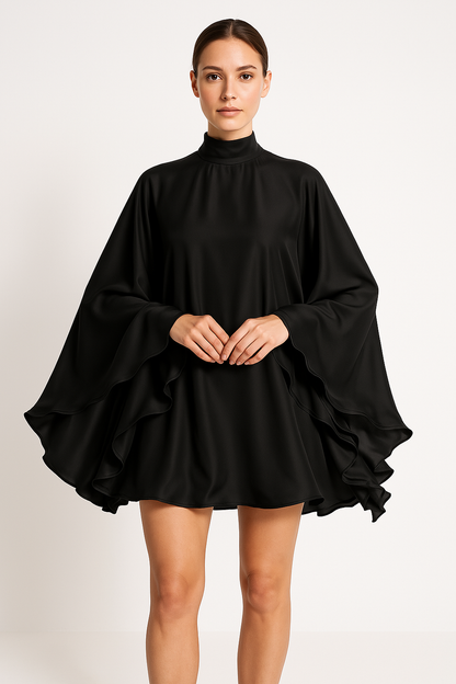 Dress for Women – Short Length – Ruched Sleeves – Light and Elegant Fit