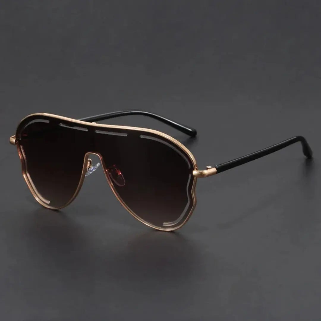 Dominic Edge Shield Aviator Sunglasses