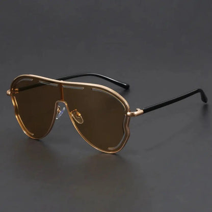 Dominic Edge Shield Aviator Sunglasses