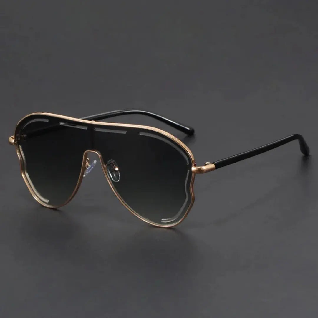 Dominic Edge Shield Aviator Sunglasses
