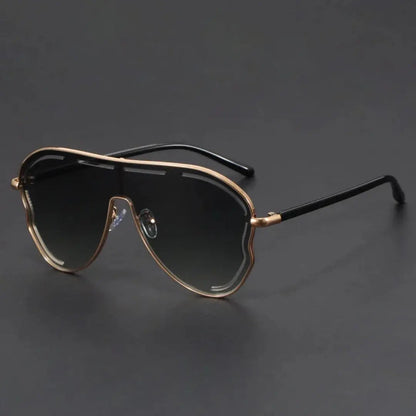 Dominic Edge Shield Aviator Sunglasses