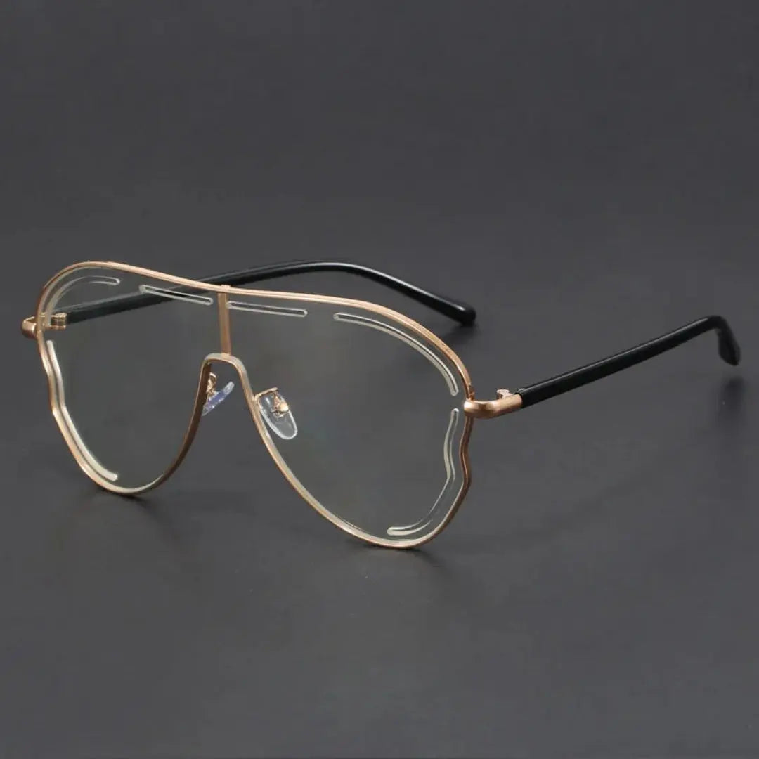 Dominic Edge Shield Aviator Sunglasses