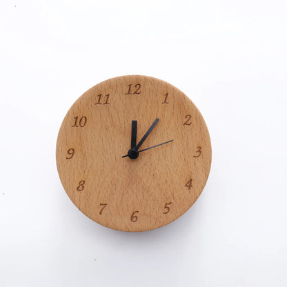 Minimalist Beech Wood Alarm Clock