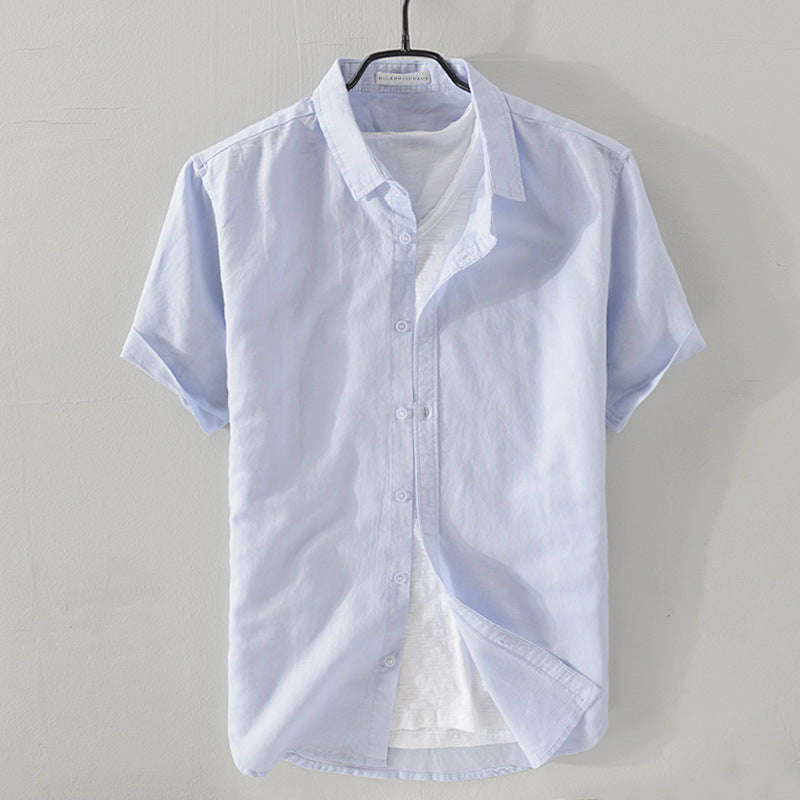 Relaxed Fit Button-Down Shirt for Men – Breathable & Casual Comfort