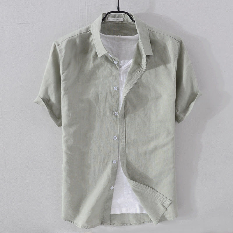 Relaxed Fit Button-Down Shirt for Men – Breathable & Casual Comfort